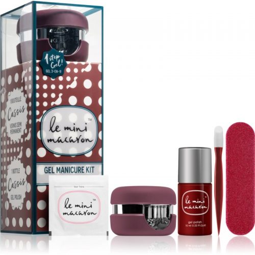 Le Mini Macaron Gel Manicure Kit Cassis zestaw kosmetyków V. (do paznokci) dla kobiet