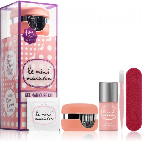 Le Mini Macaron Gel Manicure Kit Rose Creme zestaw kosmetyków VI. (do paznokci) dla kobiet