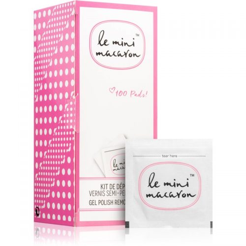 Le Mini Macaron Gel Polish Remover Pads 100 szt.