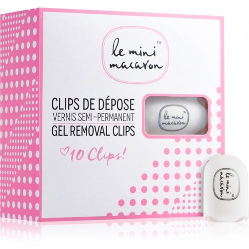 Le Mini Macaron Gel Removal Clips klipsy do usuwania hybrydowego manicure 10 szt.