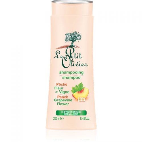 Le Petit Olivier Peach & Grapevine Flower szampon do włosów normalnych 250 ml
