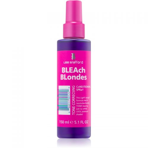 Lee Stafford Bleach Blondes odżywka w sprayu do zimnych odcieni blond neutralizujący żółtawe odcienie 150 ml