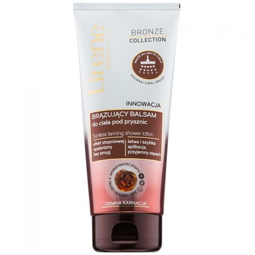 Lirene Bronze Collection brązujące mleczko pod prysznic odcień Dark 200 ml