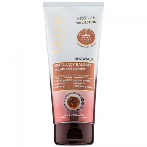 Lirene Bronze Collection brązujące mleczko pod prysznic odcień Light 200 ml