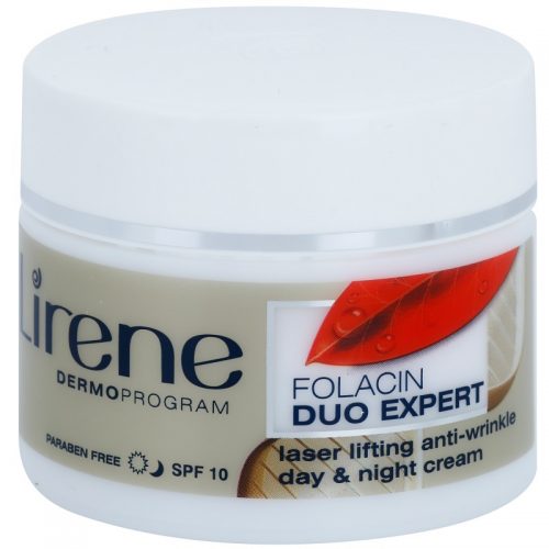 Lirene Folacin Duo Expert 50+ krem liftingujący na dzień i na noc SPF 10 50 ml