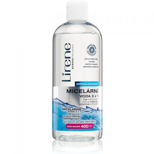 Lirene Hypoallergenic oczyszczający płyn micelarny 3 w 1 400 ml