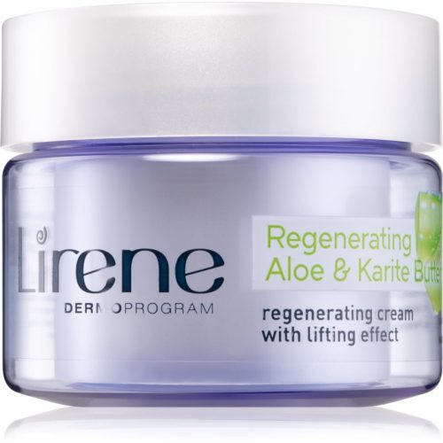 Lirene Moisture & Nourishment krem regenerująco-liftingujący z aloesem i masłem bambuckim 50 ml