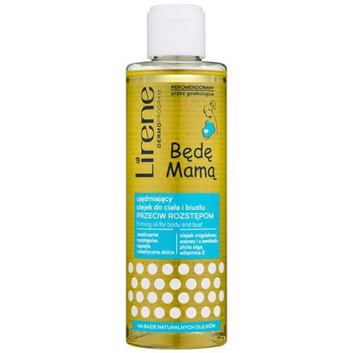 Lirene Mother to Be ujędrniający olejek do ciała i biustu przeciw rozstępom 200 ml