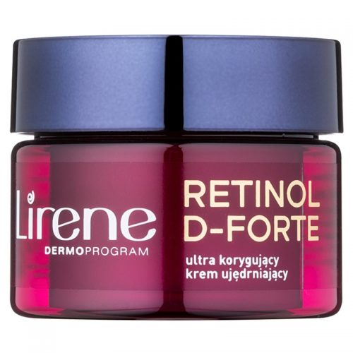 Lirene Retinol D-Forte 50+ ujędrniający krem na noc korygujący zmarszczki 50 ml