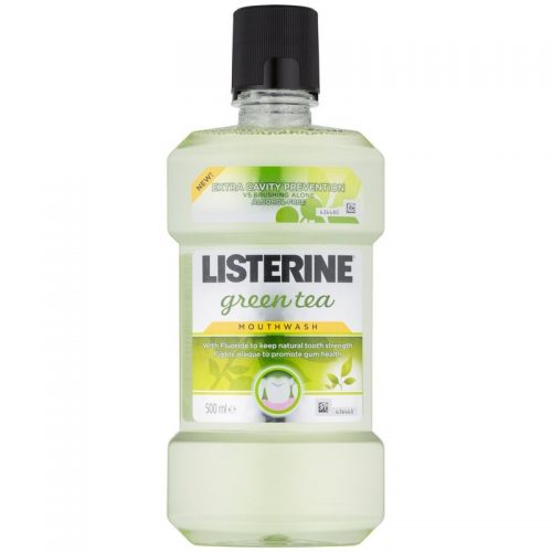 Listerine Green Tea płyn do płukania jamy ustnej wzmacniający szkliwo zęba 500 ml