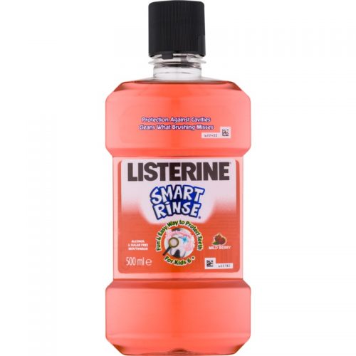 Listerine Smart Rinse Mild Berry płyn do płukania jamy ustnej dla dzieci 500 ml