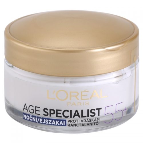 L’Oréal Paris Age Specialist 55+ krem na noc przeciw zmarszczkom 50 ml