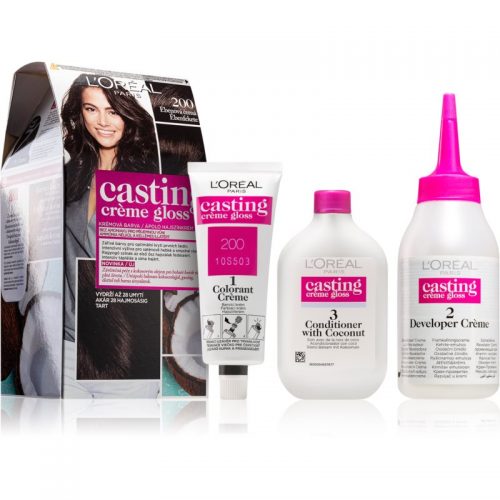 L’Oréal Paris Casting Crème Gloss farba do włosów odcień 200 Ebony Black
