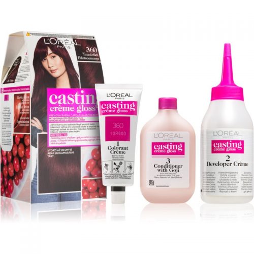 L’Oréal Paris Casting Crème Gloss farba do włosów odcień 360 Black Cherry