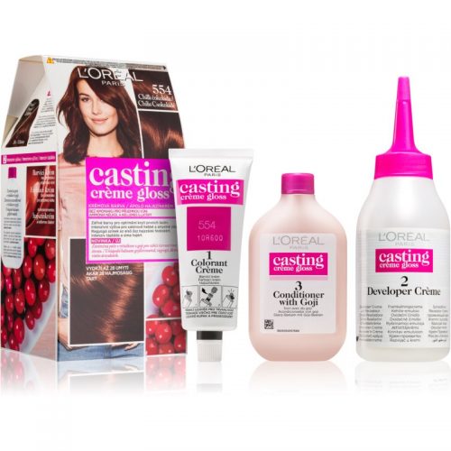 L’Oréal Paris Casting Crème Gloss farba do włosów odcień 554 Spicy Chocolates