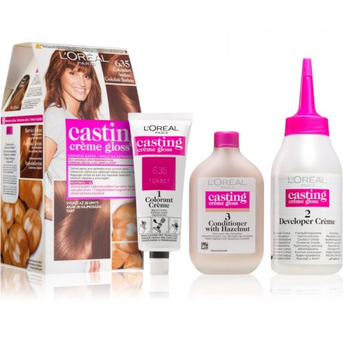 L’Oréal Paris Casting Crème Gloss farba do włosów odcień 635 Chocolate Candy