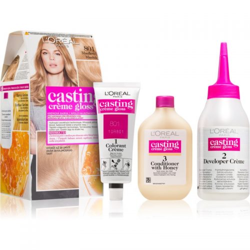 L’Oréal Paris Casting Crème Gloss farba do włosów odcień 801 Almond