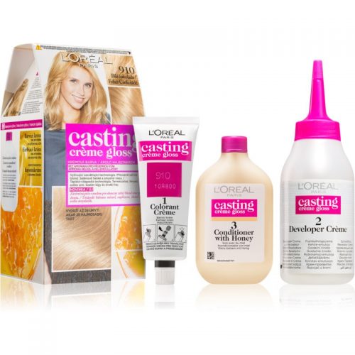 L’Oréal Paris Casting Crème Gloss farba do włosów odcień 910 White Chocolate