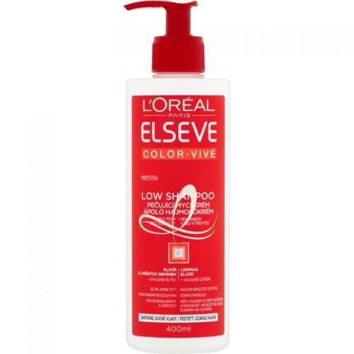 L’Oréal Paris Elseve Color-Vive Low Shampoo odżywka wypełniająca w kremie do włosów suchych i farbowanych 400 ml