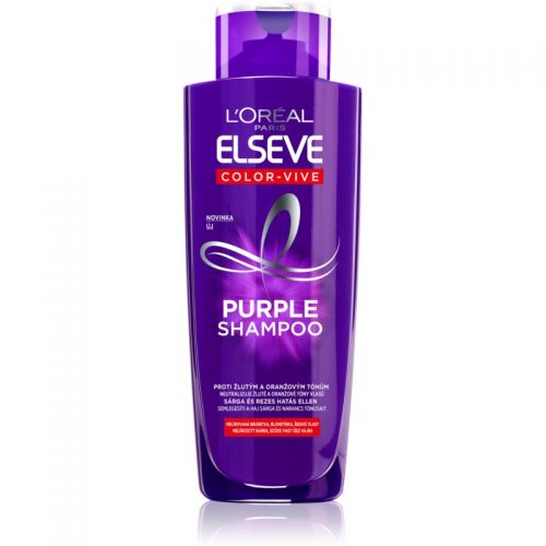 L’Oréal Paris Elseve Color-Vive Purple szampon neutralizujący żółte odcienie 200 ml