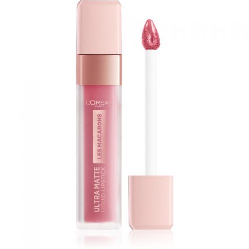 L’Oréal Paris Infaillible Les Macarons długotrwała, matowa, płynna szminka odcień 818 Dose Of Rose 7,6 ml