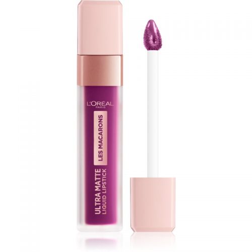 L’Oréal Paris Infaillible Les Macarons długotrwała, matowa, płynna szminka odcień 840 Infinite Plum 7,6 ml