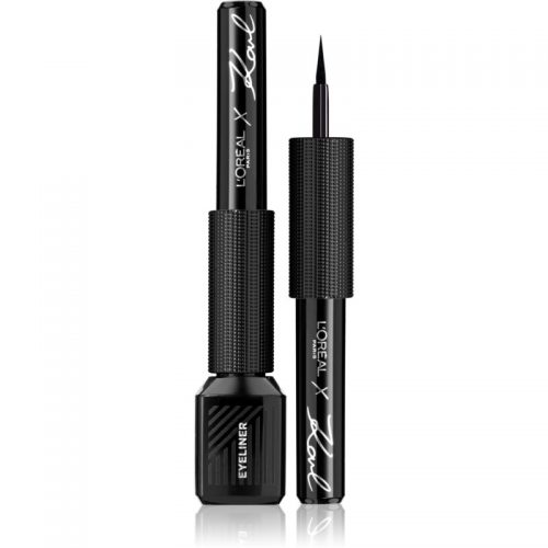 L’Oréal Paris Karl Lagerfeld Limited Collection długotrwały eyeliner w płynie odcień Rock Blue Black 6 ml
