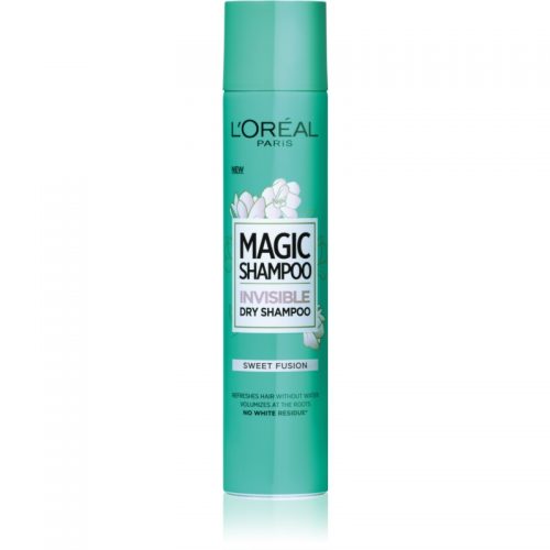 L’Oréal Paris Magic Shampoo Sweet Fusion suchy szampon zwiększający objętość włosów, który nie pozostawia białych śladów 200 ml