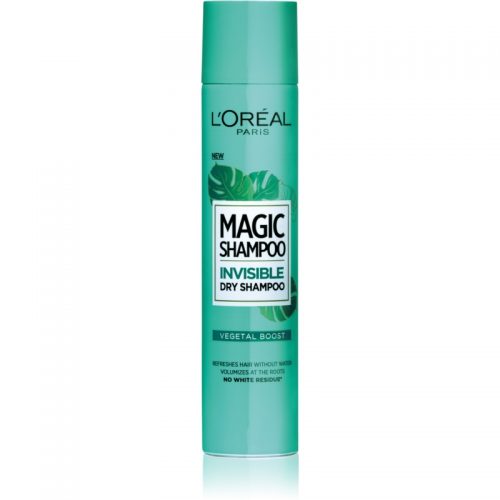 L’Oréal Paris Magic Shampoo Vegetal Boost suchy szampon zwiększający objętość włosów, który nie pozostawia białych śladów 200 ml
