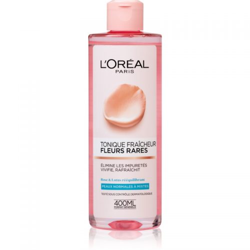 L’Oréal Paris Precious Flowers woda tonizująca do cery normalnej i mieszanej 400 ml