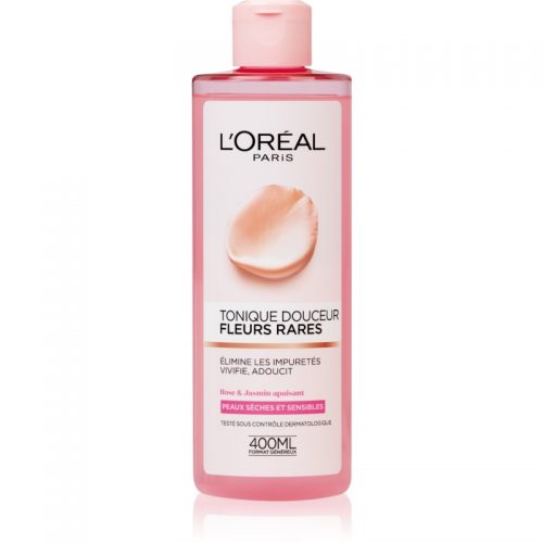 L’Oréal Paris Precious Flowers woda tonizująca do skóry suchej i wrażliwej 400 ml