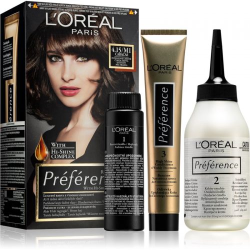 L’Oréal Paris Préférence farba do włosów odcień 4.15/M1 Caracas