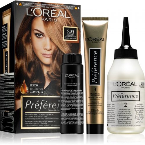 L’Oréal Paris Préférence farba do włosów odcień 6.35 Havane