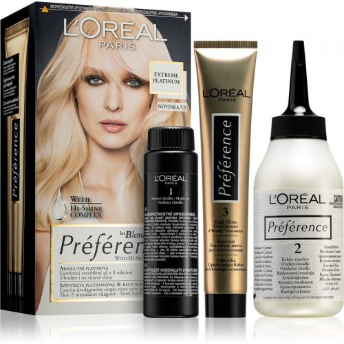 L’Oréal Paris Préférence farba do włosów odcień Extreme Platinum