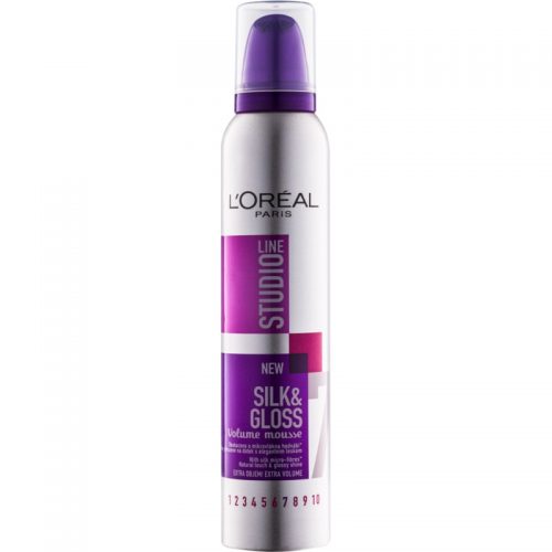 L’Oréal Paris Studio Line Silk&Gloss Volume pianka nadający objętość i blask 200 ml