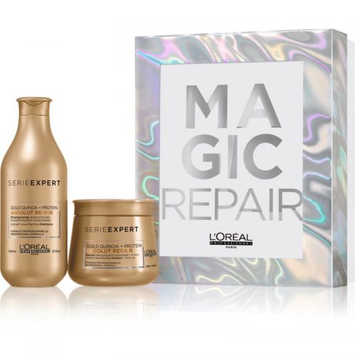 L’Oréal Professionnel Serie Expert Absolut Repair Gold Quinoa + Protein zestaw upominkowy I. (do bardzo zniszczonych włosów)
