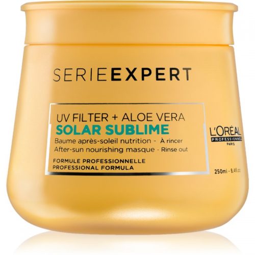 L’Oréal Professionnel Serie Expert Solar Sublime maseczka odżywcza do włosów narażonych na szkodliwe działanie promieni słonecznych z filtrem UV 250 m