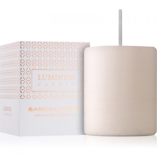Luminum Candle Premium Aromatic Sandalwood świeczka zapachowa mała (? 50 – 60 mm, 15 h)