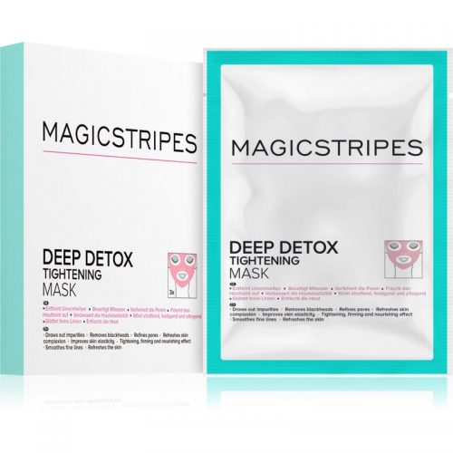 MAGICSTRIPES Deep Detox maseczka detoksykująca o efekt wzmacniający 3 szt.