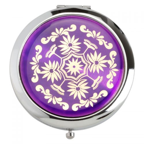 Magnum Feel The Style lusterko kosmetyczne okrągłe 128 B Purple