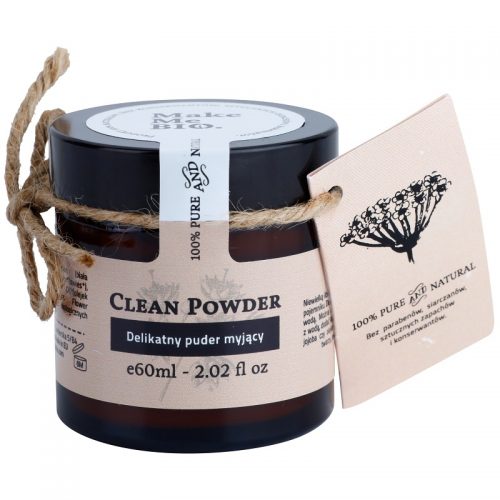 Make Me BIO Cleansing delikatny puder oczyszczający do skóry wrażliwej ze skłonnością do przebarwień 60 ml