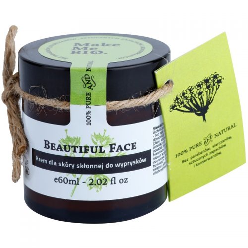 Make Me BIO Face Care Beautiful Face lekki krem na dzień do skóry z niedoskonałościami 60 ml