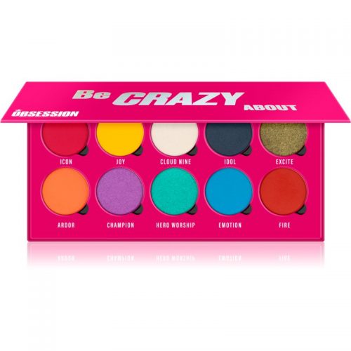 Makeup Obsession Be Crazy About paleta cieni do powiek 10 x 1,30 g
