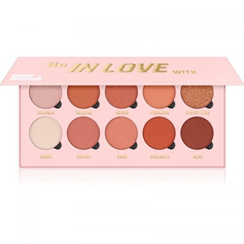 Makeup Obsession Be In Love With paleta cieni do powiek 10 x 1,30 g