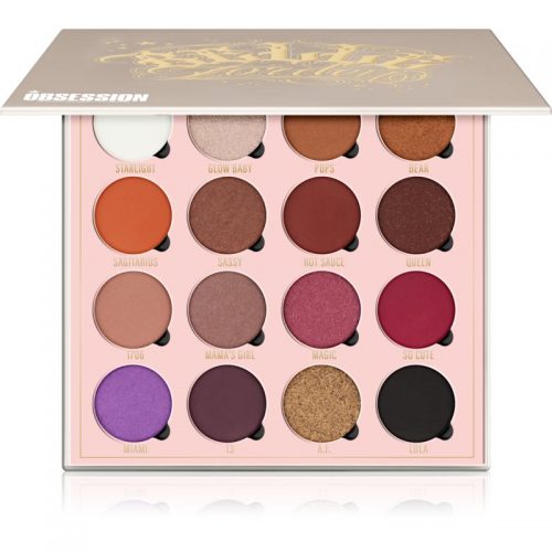Makeup Obsession Belle Jorden paleta cieni do powiek 16 x 1,30 g