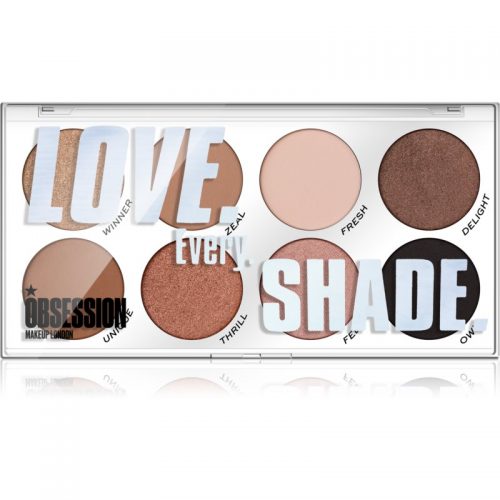 Makeup Obsession Love Every Shade paleta cieni do powiek 8×1,6 g