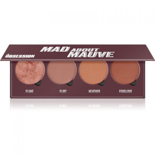 Makeup Obsession Mad About Mauve paleta róży 4 x 2,50 g