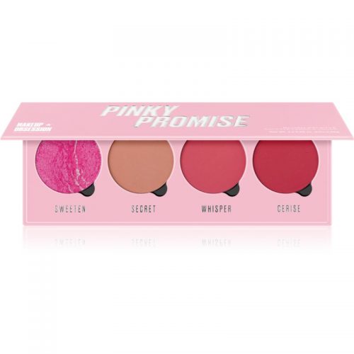 Makeup Obsession Pinky Promise paleta róży 4 x 2,50 g