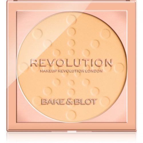Makeup Revolution Bake & Blot utrwalający puder odcień Banana 5,5 g