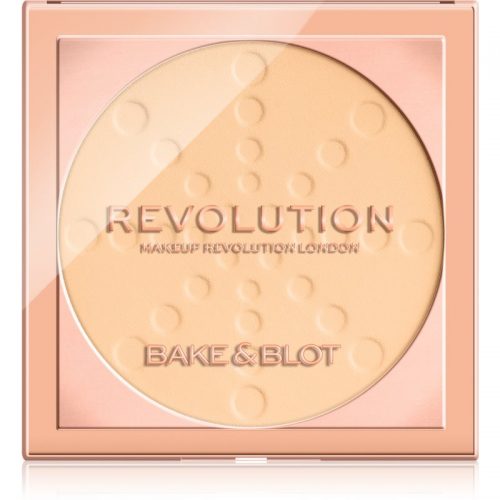 Makeup Revolution Bake & Blot utrwalający puder odcień Banana Light 5,5 g